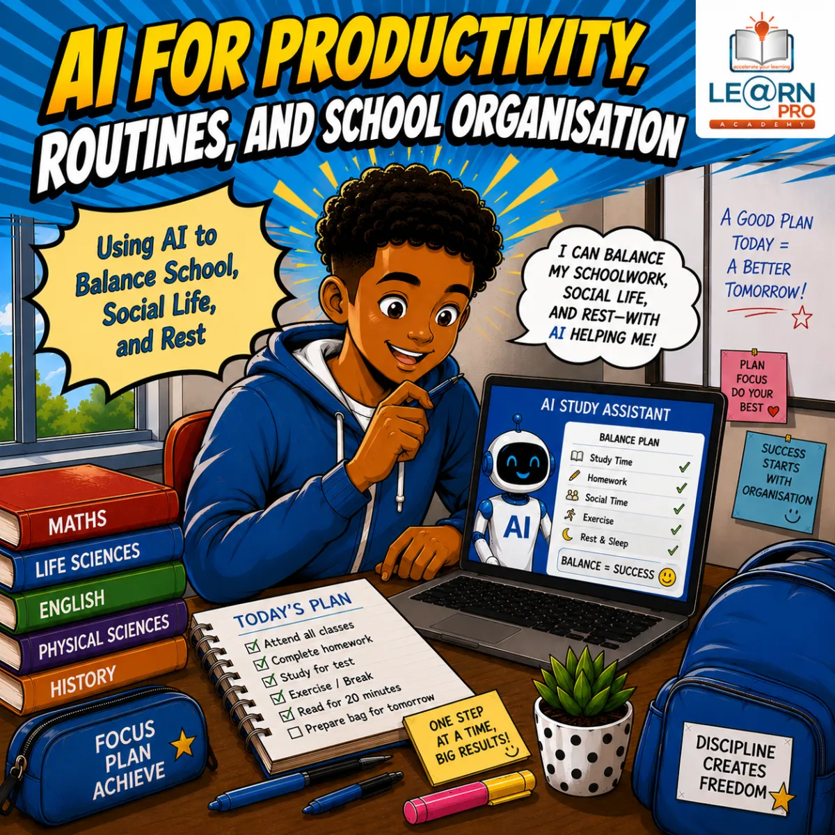 Using AI to Balance School, Social Life, and Rest