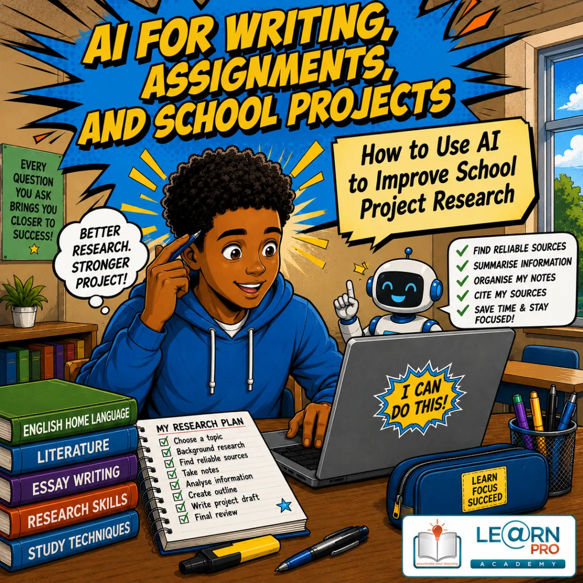 How to Use AI to Improve School Project Research