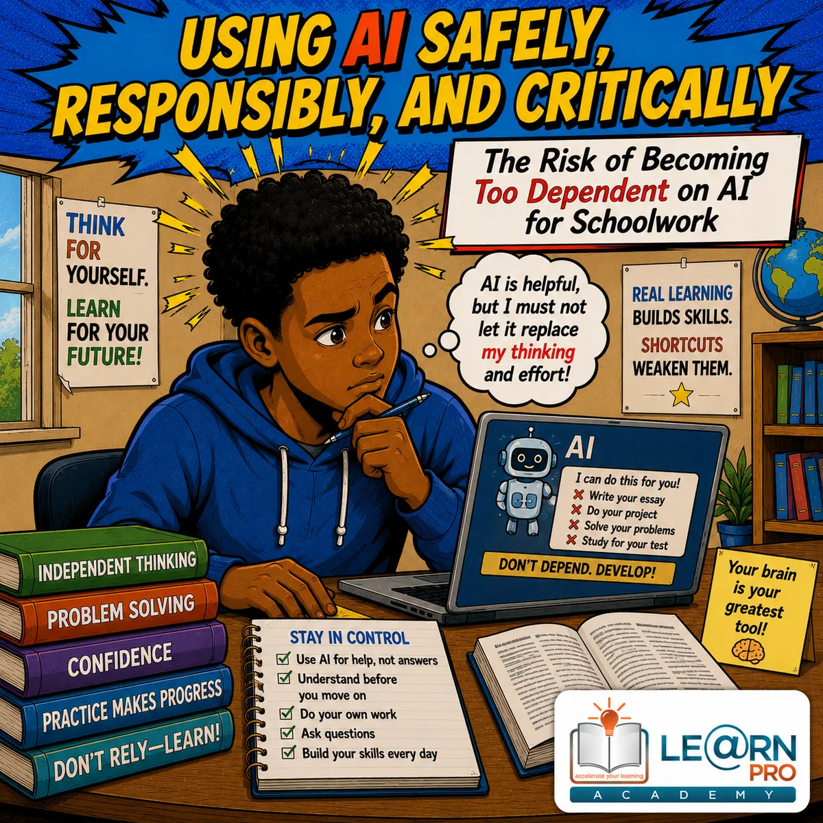 The Risk of Becoming Too Dependent on AI for Schoolwork