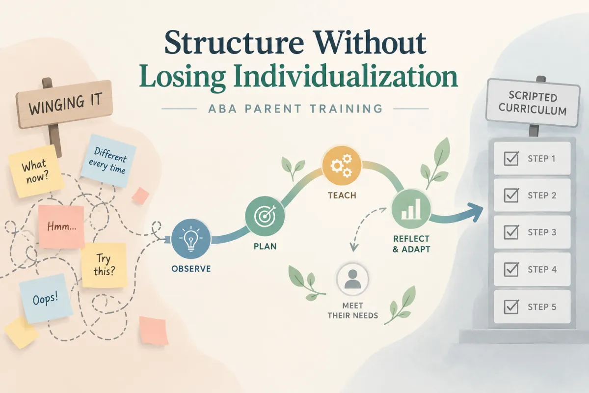 How to Structure ABA Parent Training Without Losing Individualization