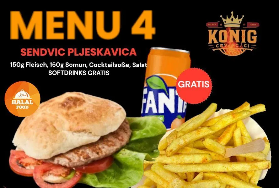 Leckere Schnellmbiss Bratwurst im Brötchen