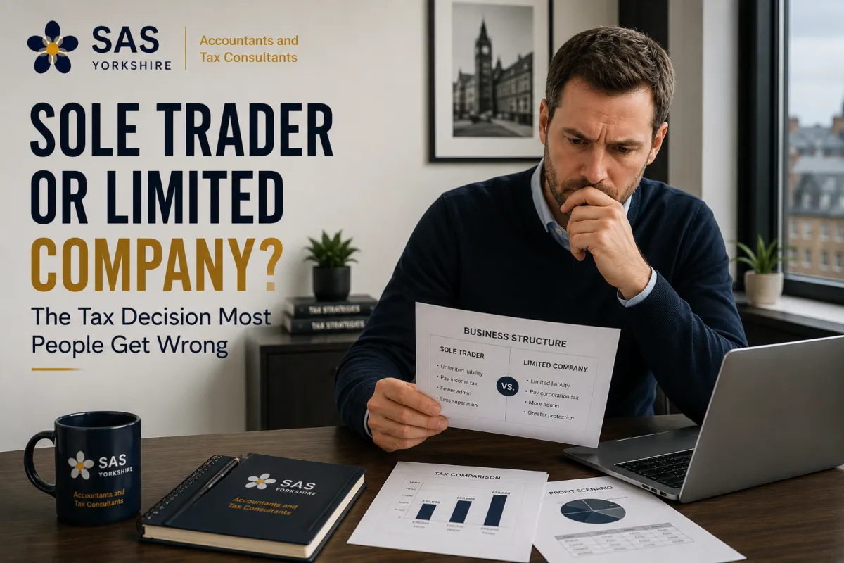 sole trader vs limited company