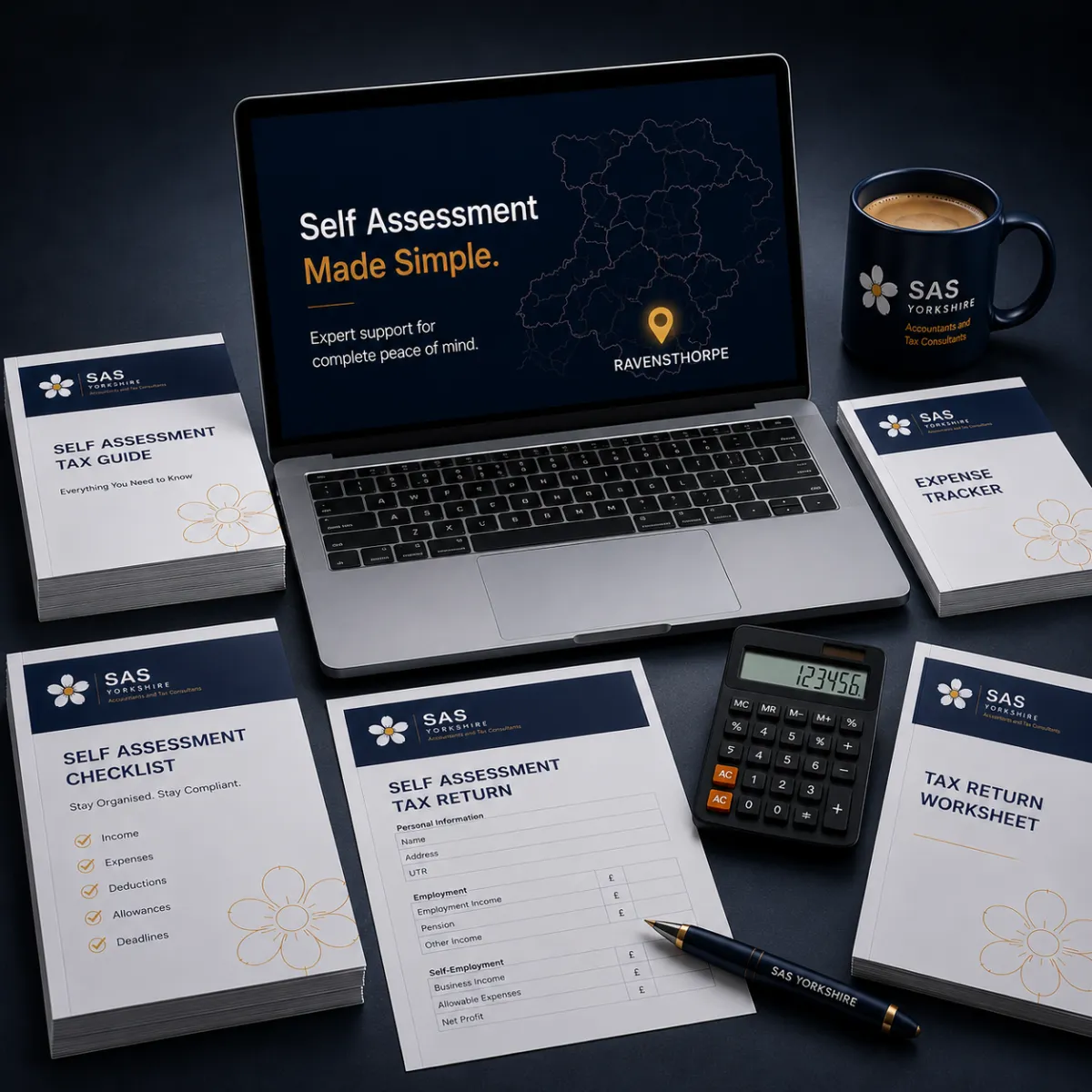 Professional tax paperwork
