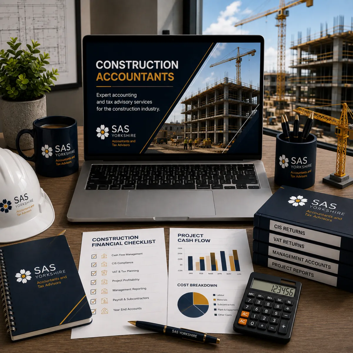 Construction site in Yorkshire