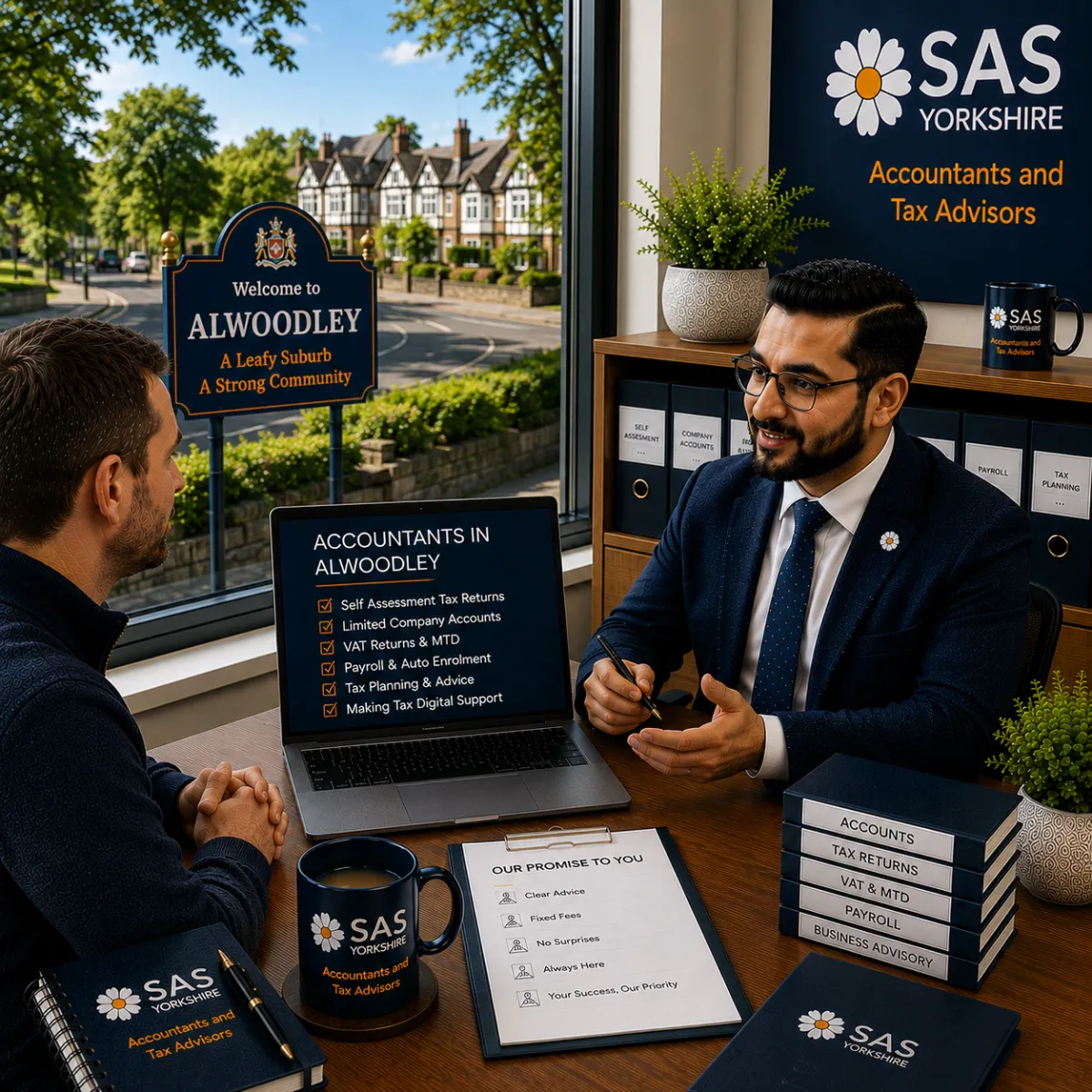 Professional accountants in Alwoodley, Leeds
