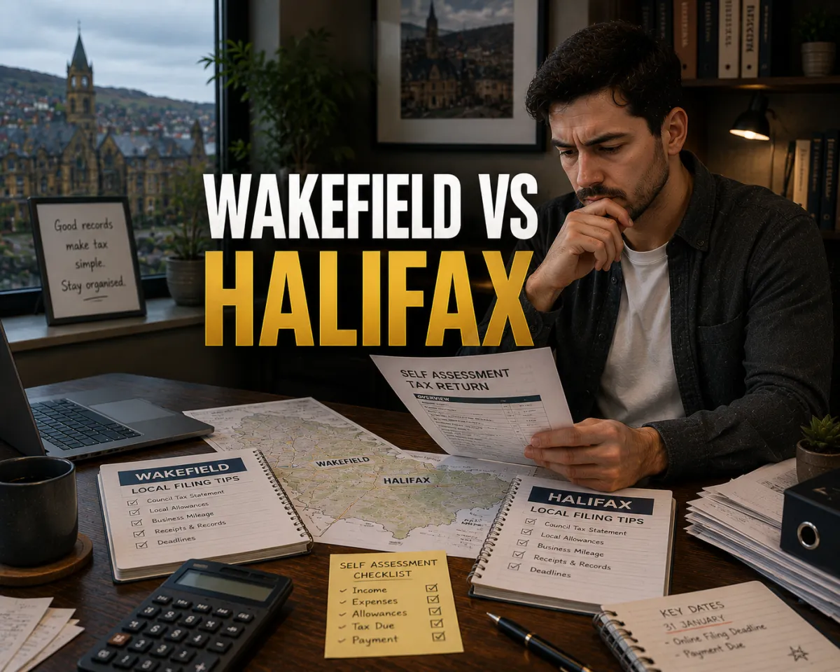 self assessment Wakefield Halifax