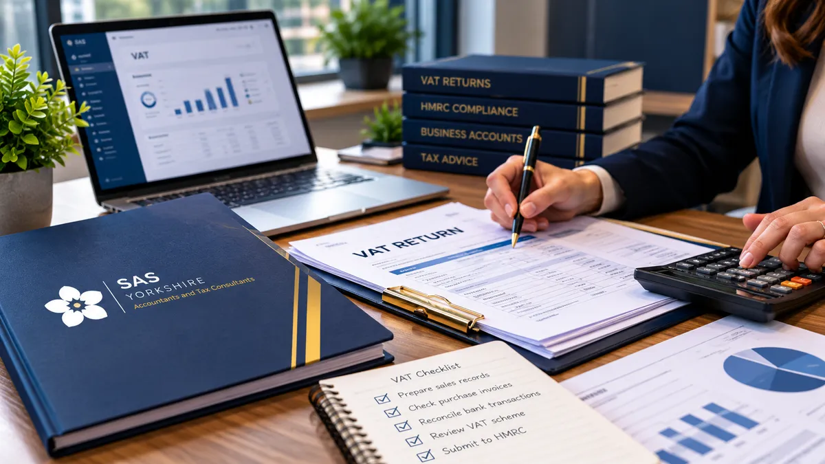 Professional VAT paperwork, financial documentation and calculations for Heckmondwike businesses