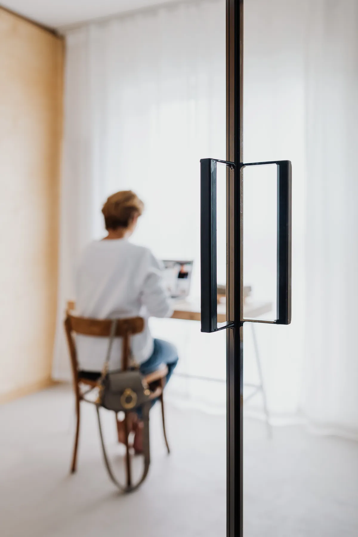 Women working at desk