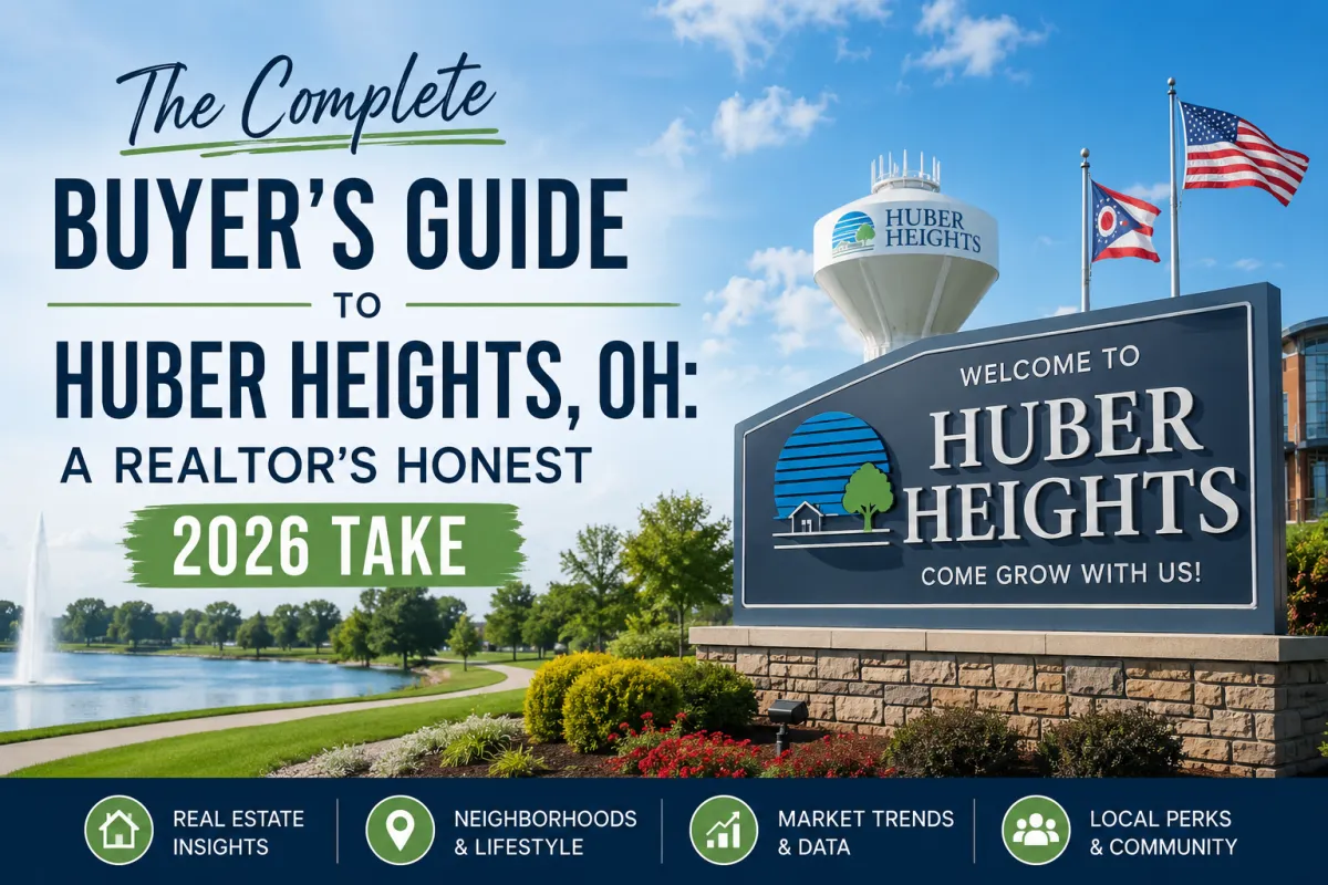 Huber Heights OH brick ranch home in 2026 Carriage Trails subdivision