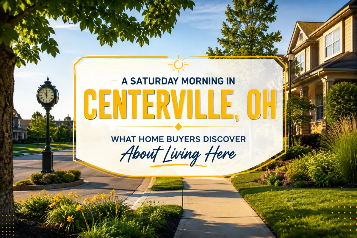 A Saturday Morning in Centerville, OH: What Home Buyers Discover About Living Here