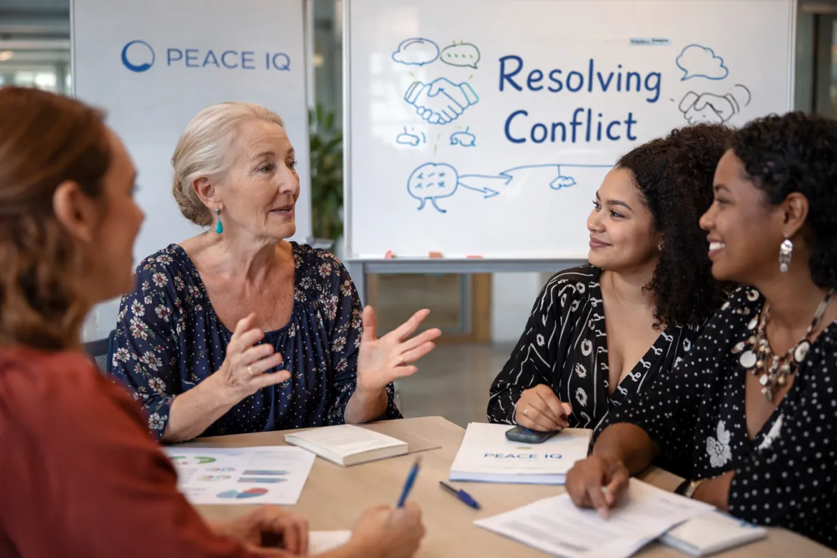 a group of sheep standing on top of a lush green field