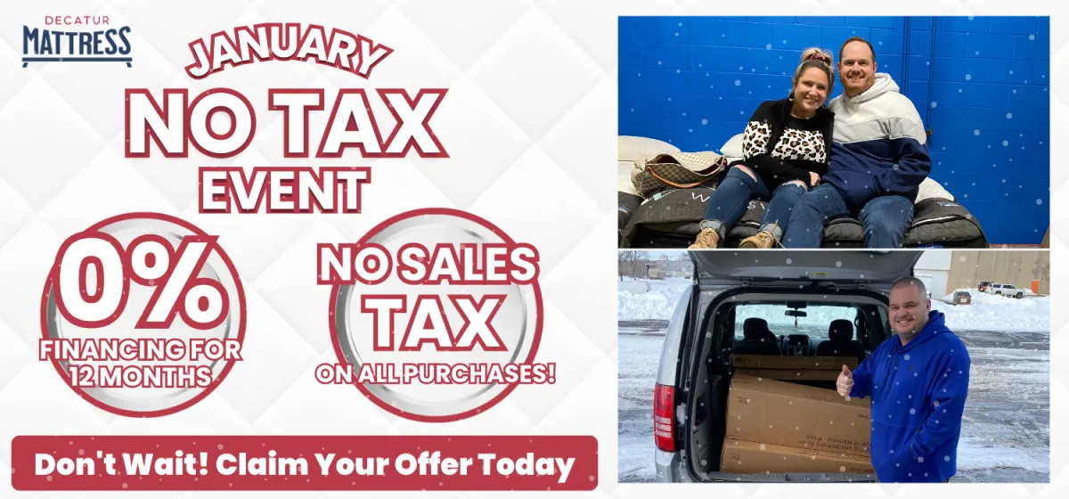 Extended Cyber Monday sale at Decatur Mattress!