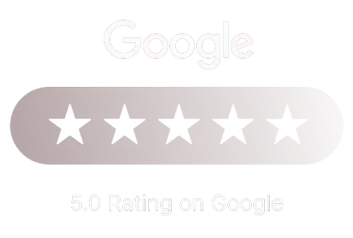 Google Review 5.0 Rating Badge
