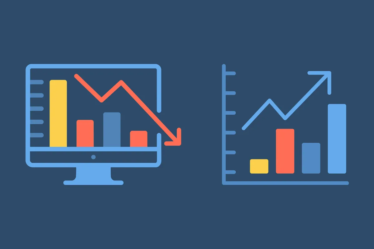 digital marketing trend graphs