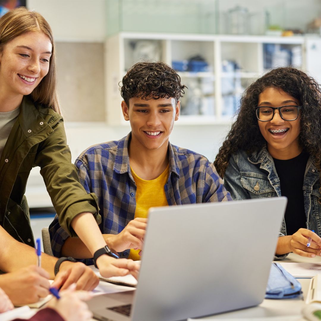 Teens on a Virtual Session
