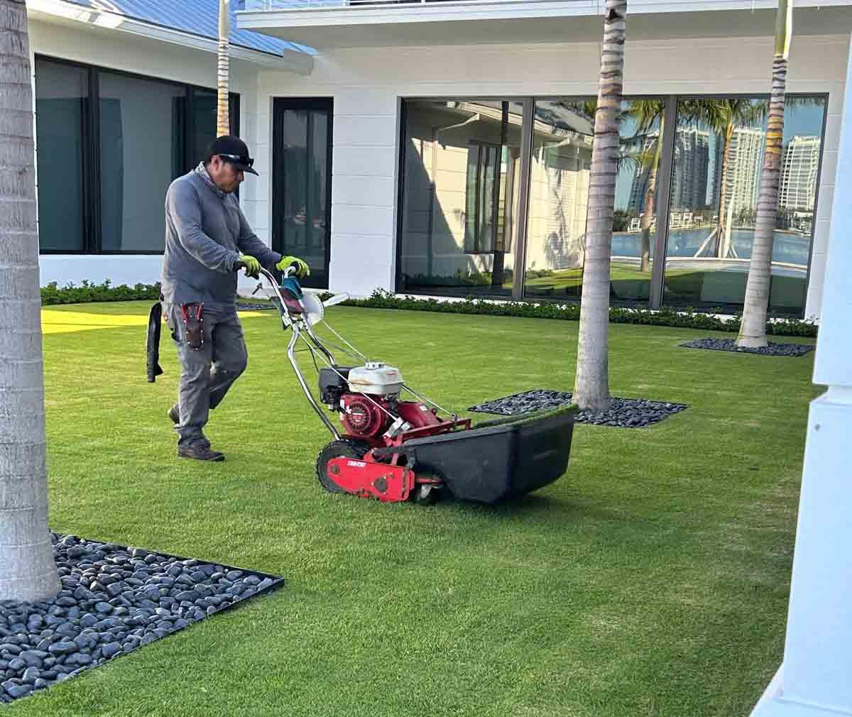 a large body of water with ripples on it