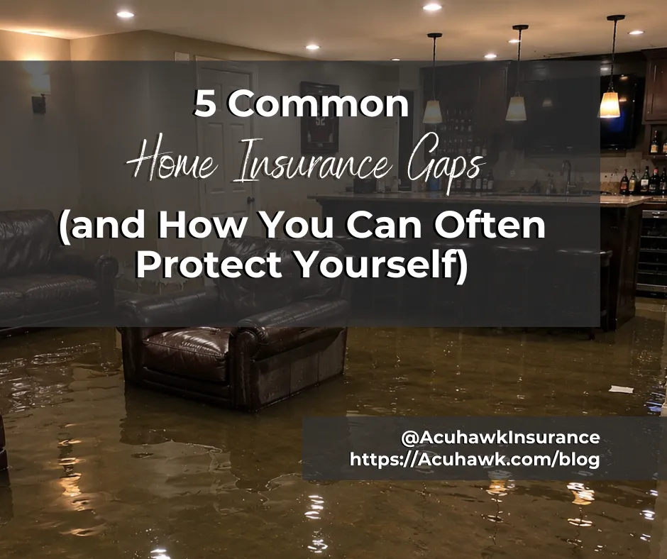 5 Common Home Insurance Gaps (and How You Can Often Protect Yourself)