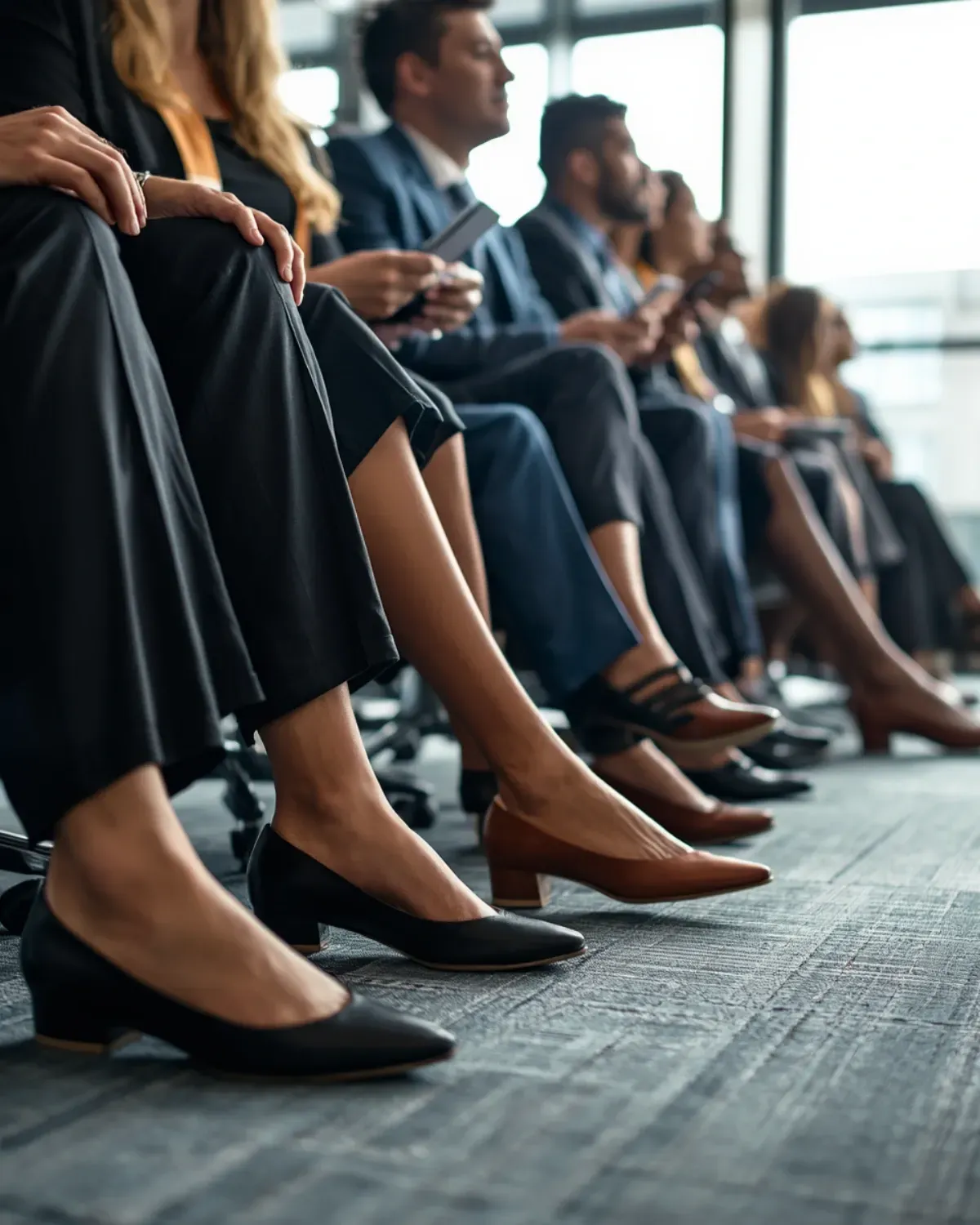 Graduates waiting for first interview