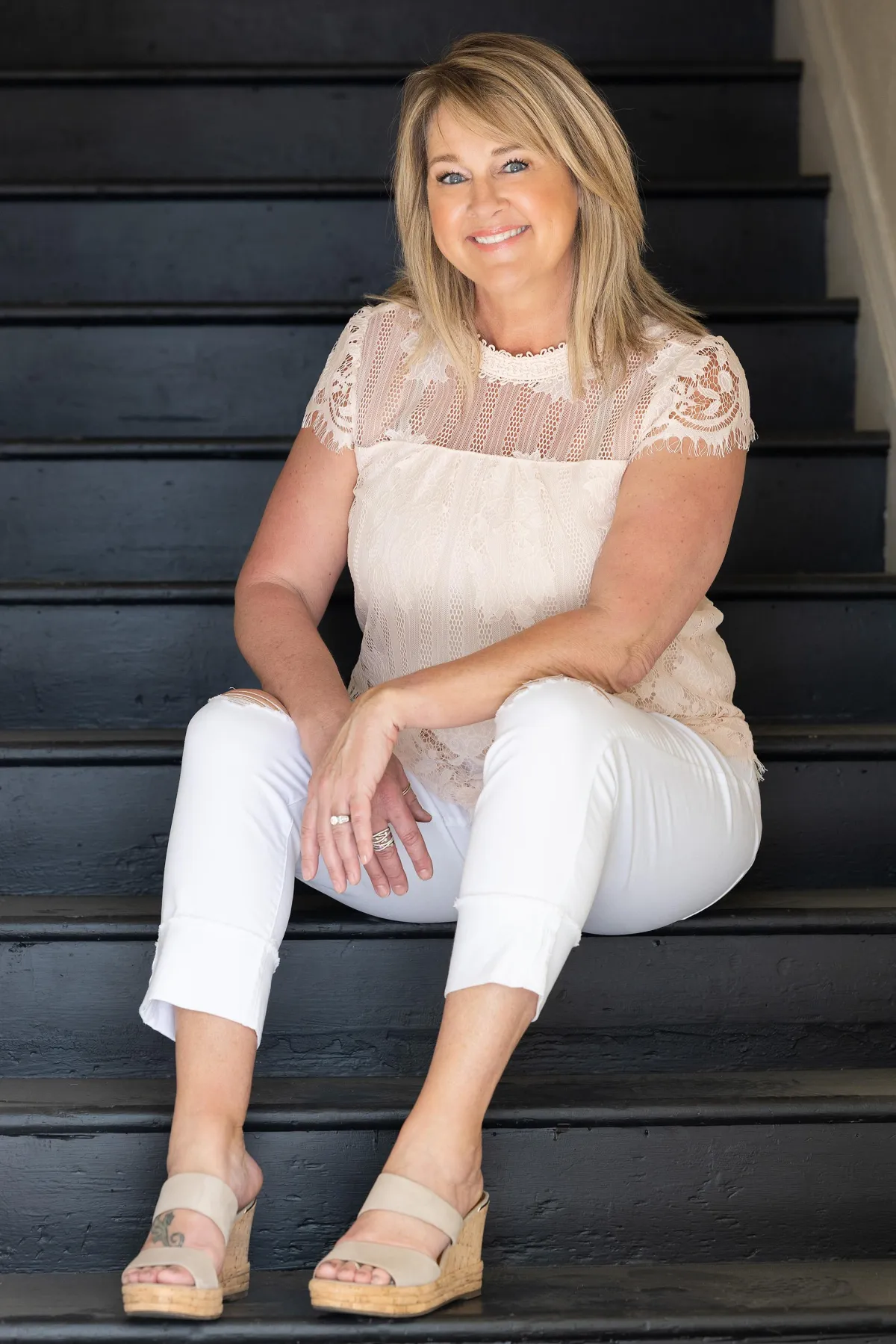 owner, Lisa Marie of Lisa Marie's cosmetic solutions in Tracy, California. 