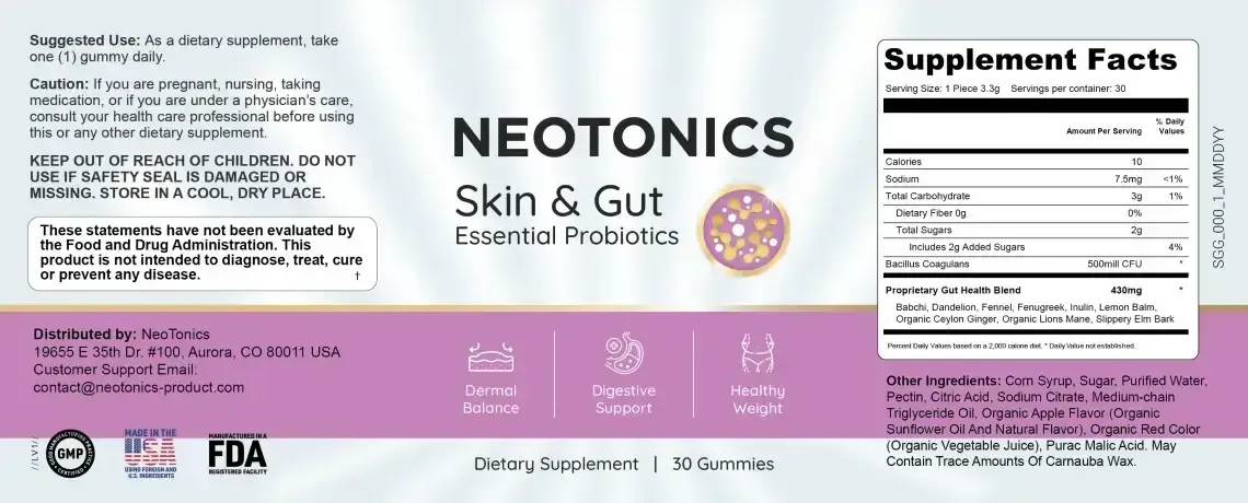 neotonics label