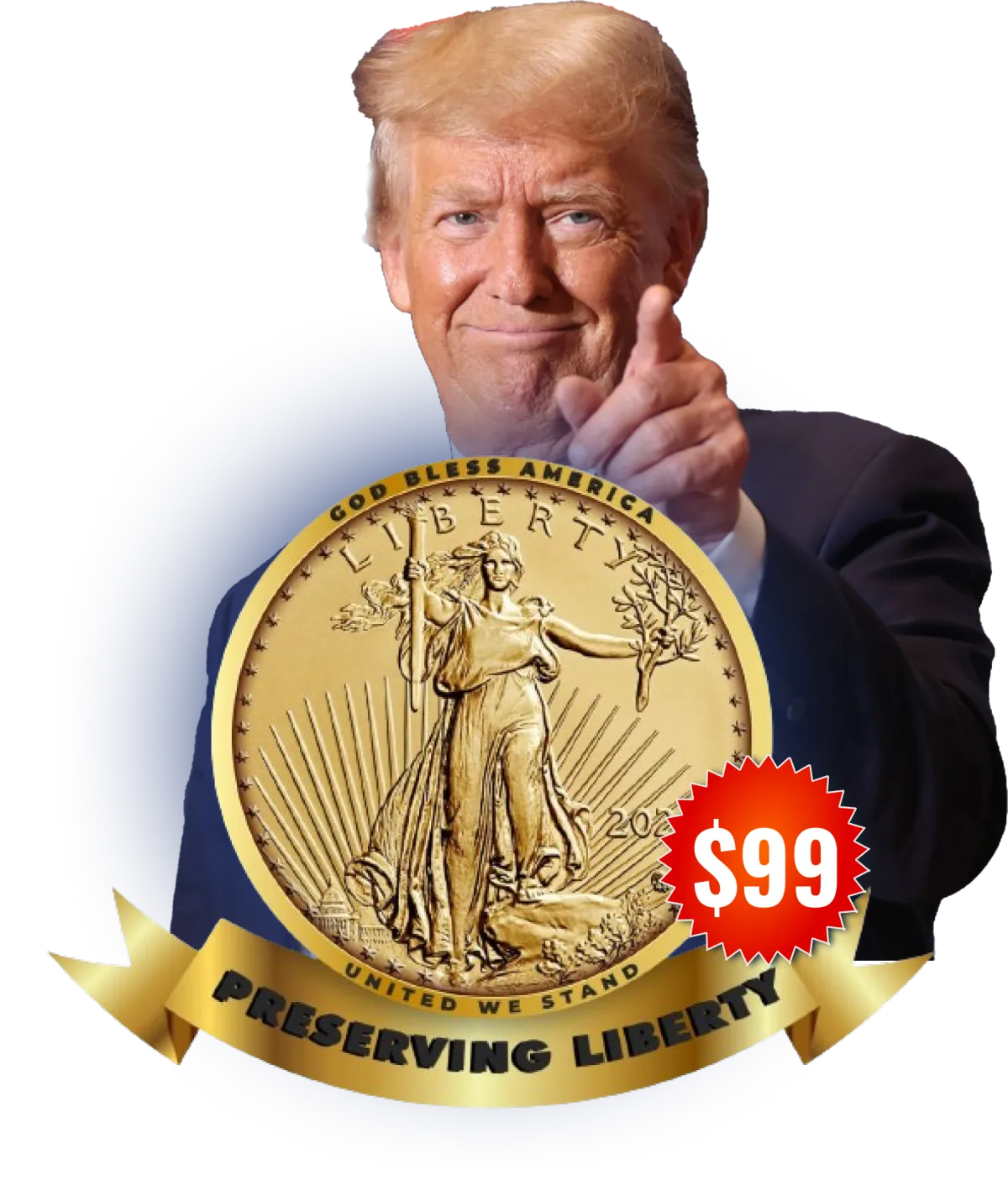 trump badge