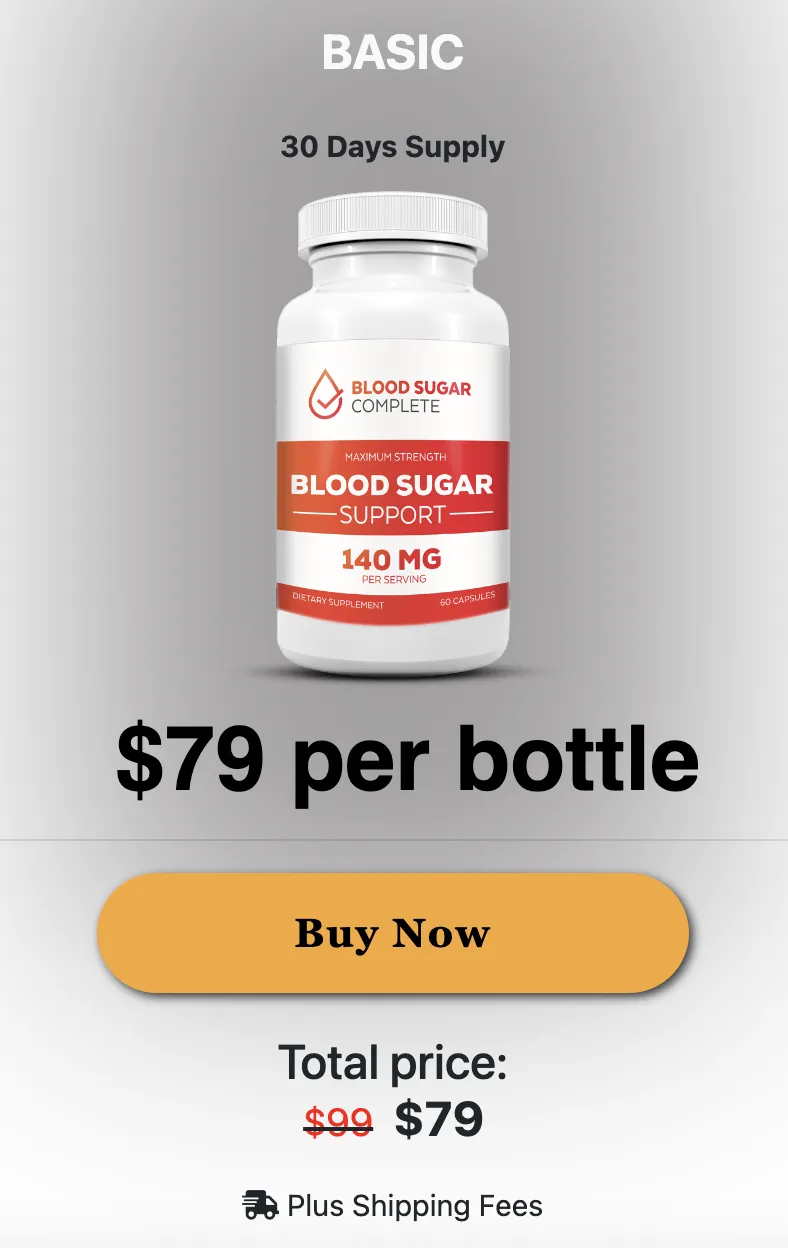 buy blood sugar complete