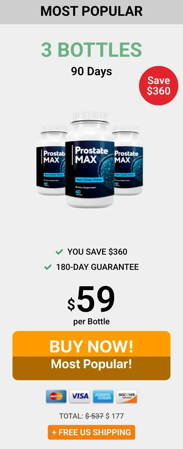 Prostate Max order