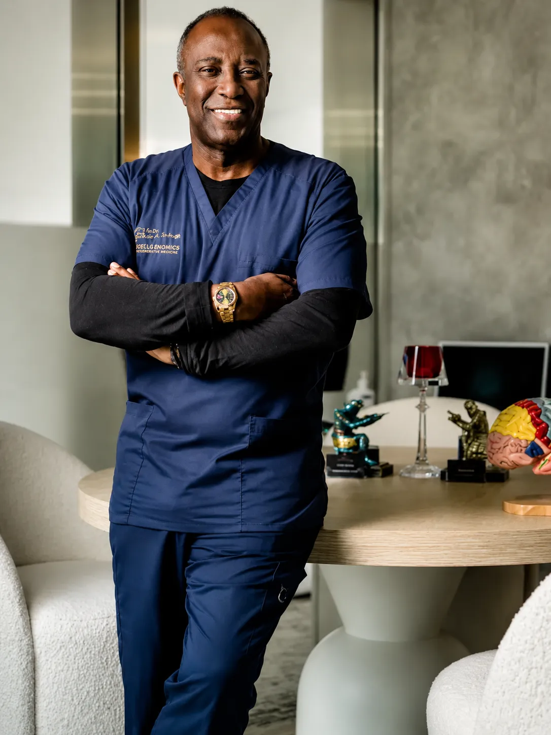 Dr. Bankole Johnson, neuropsychiatrist and neuroscientist, clinical leader at Casa Privée Miami