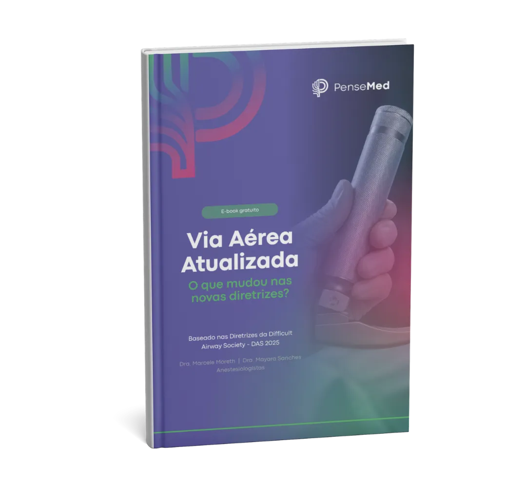 E-book Via Aérea Atualizada DAS 2025 Mockup Clínico Editorial