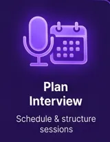 Plan interview