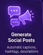 Generate social posts