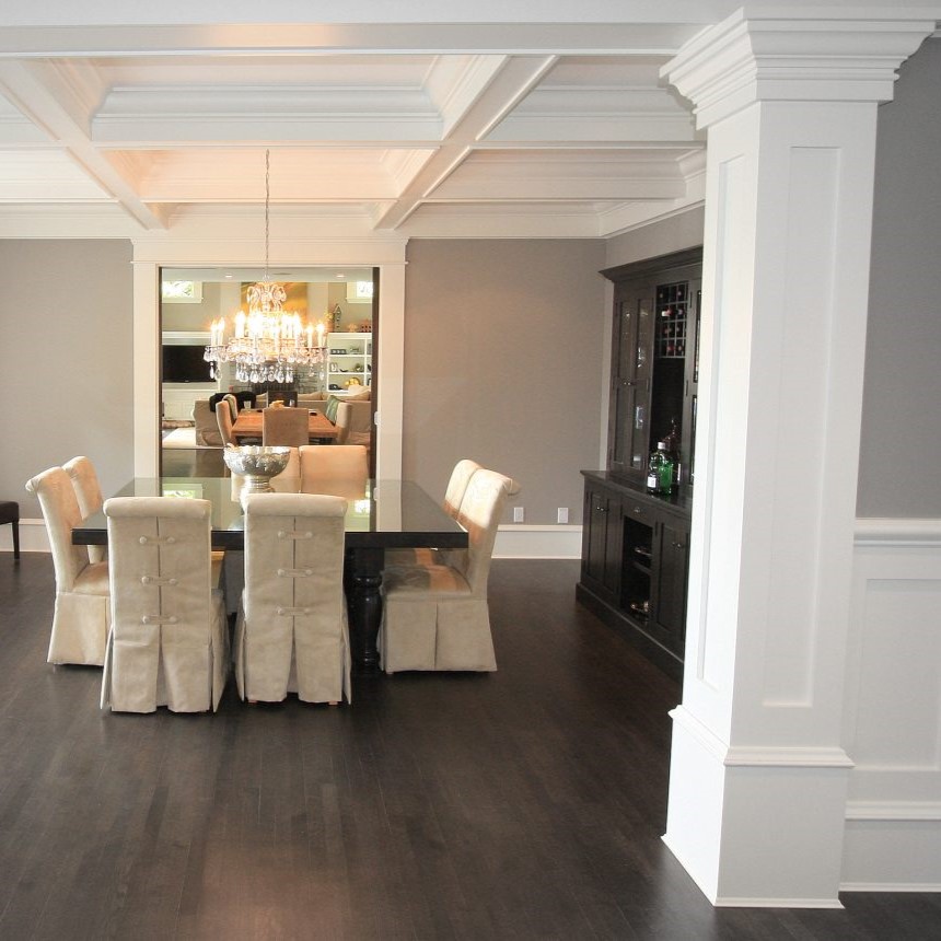 ceiling repaired and painted