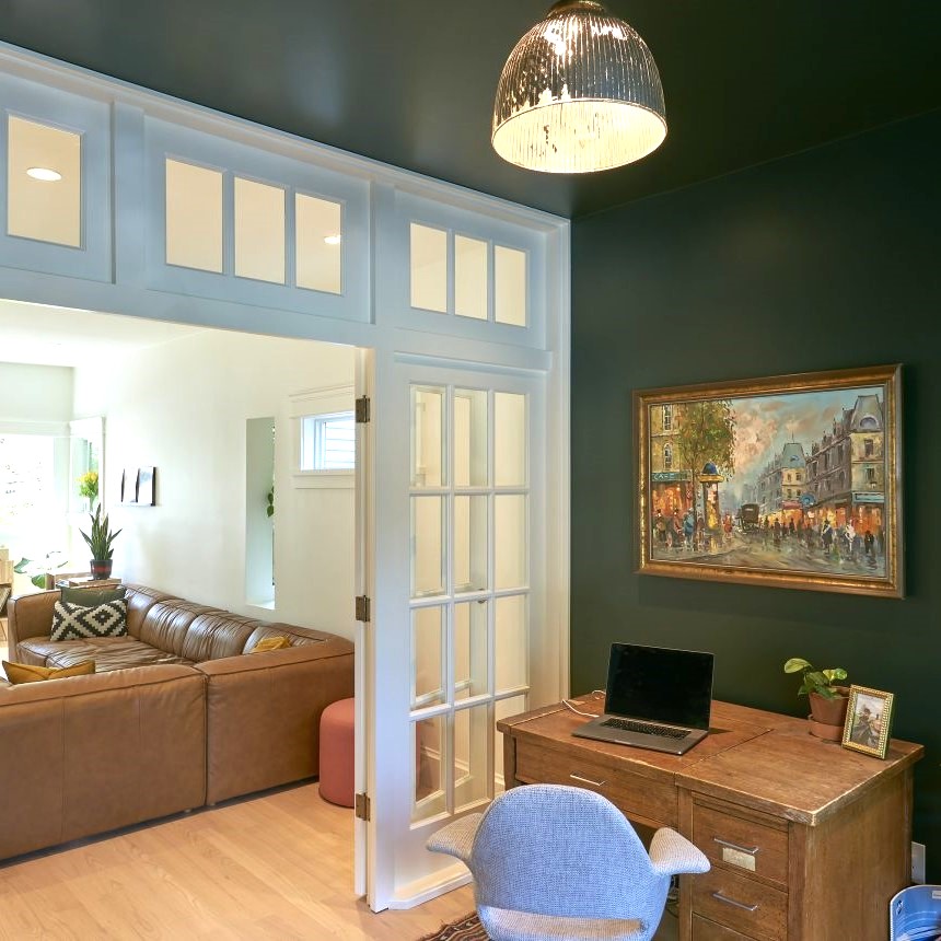 painted french doors in Vancouver