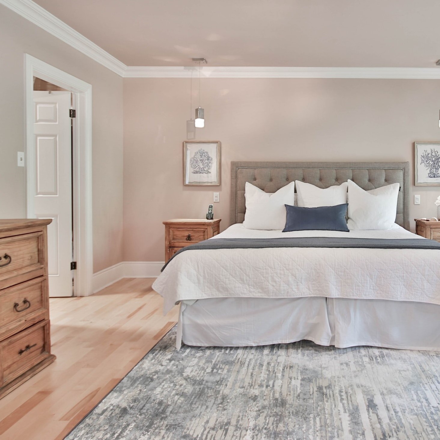 drywall patched and painted