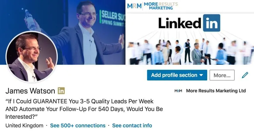 James Watson LinkedIn