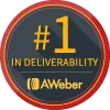 Aweber is #1 in Email Deliverability