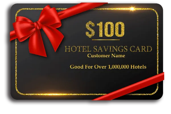 $100 Hotel Savings Card