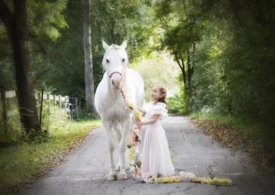 unicorn portrait session