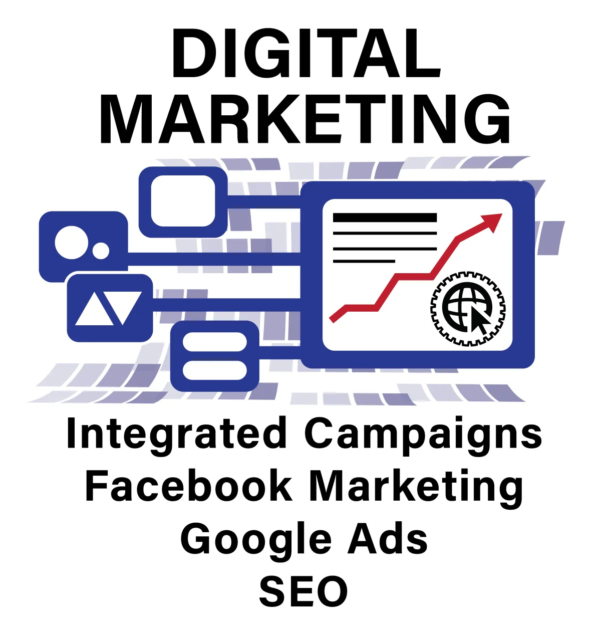 Digital Marketing Integrated Campaigns  Facebook Marketing Pixel Google Ads  SEO