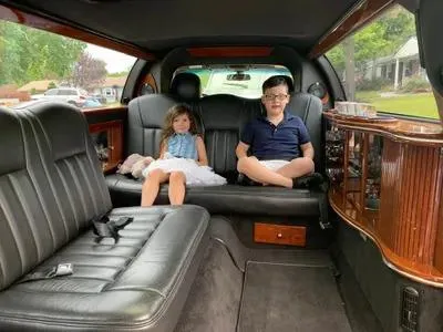 Kids Inside the Limousine