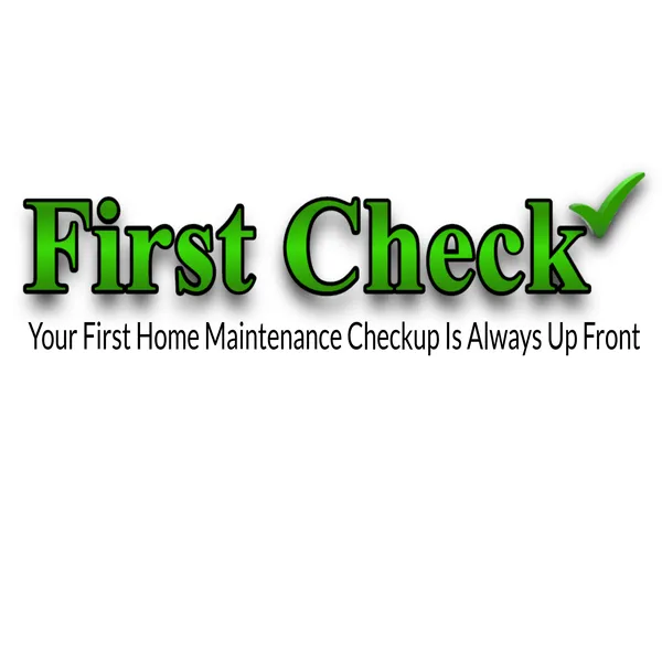 First Check Home Maintenance Checkup Band Logo by Home Service Pros Marketing