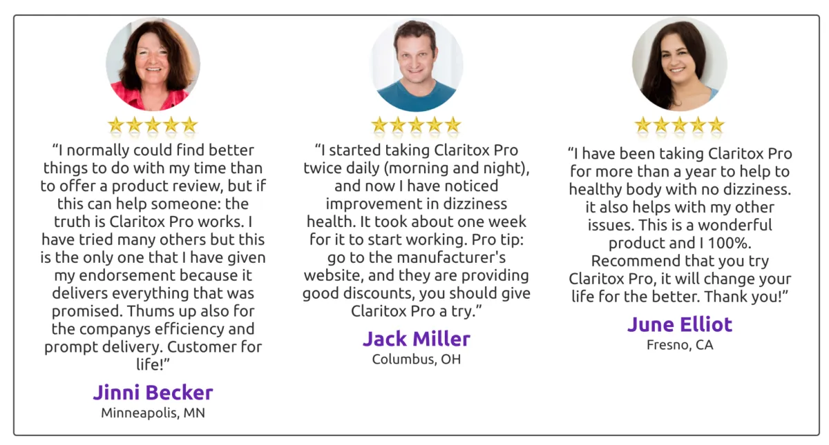 What Real Customers Saying About Claritox Pro