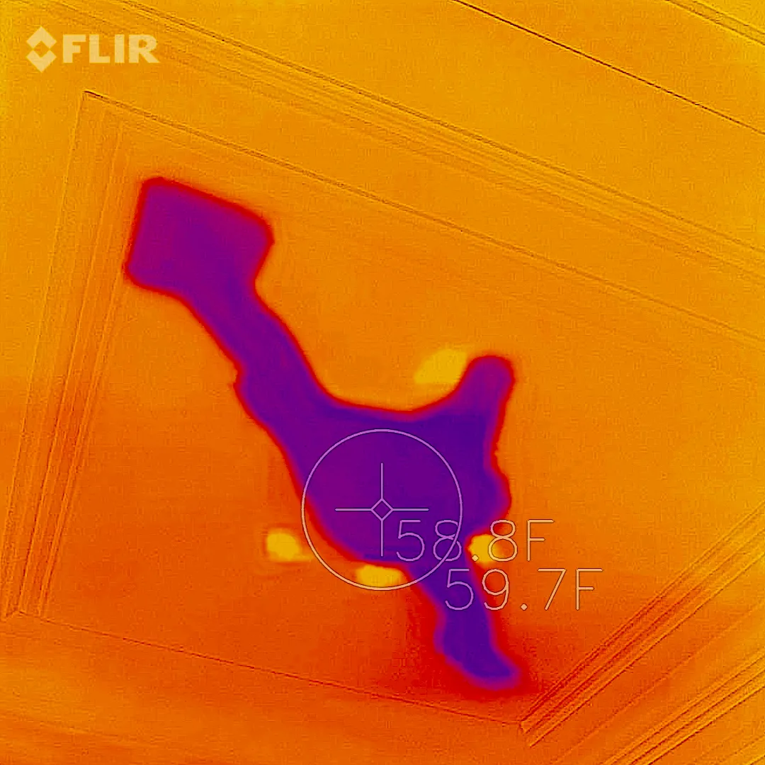 Thermal Imaging photo from a home inspection in Bloomington from Impressive Inspections
