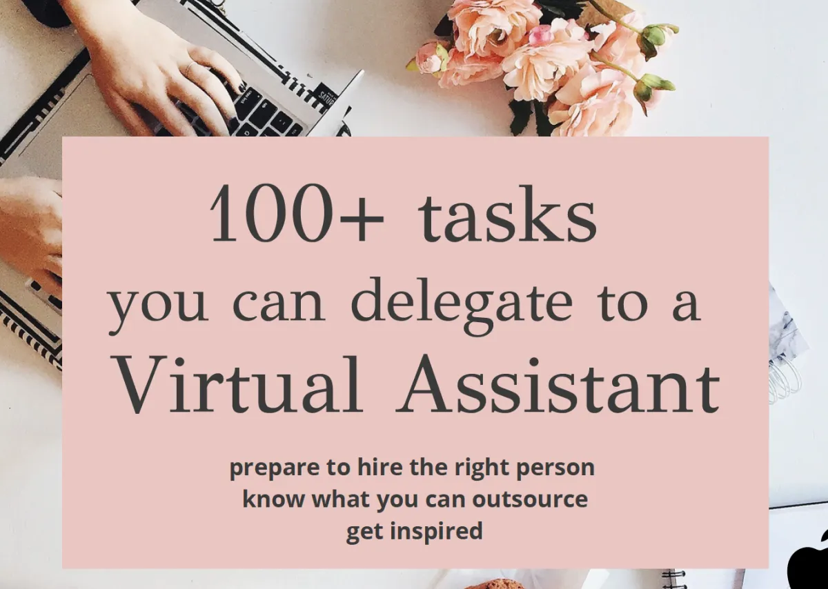 100 task to delegate to a Virtual Assistant