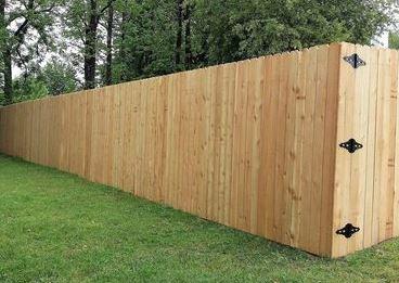 wooden privacy fencing in lincoln nebraska