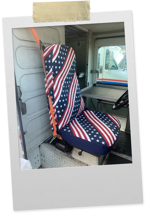 Mail Truck Seat Cushion