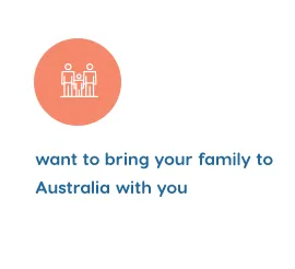 want to brin your family to Australia with you