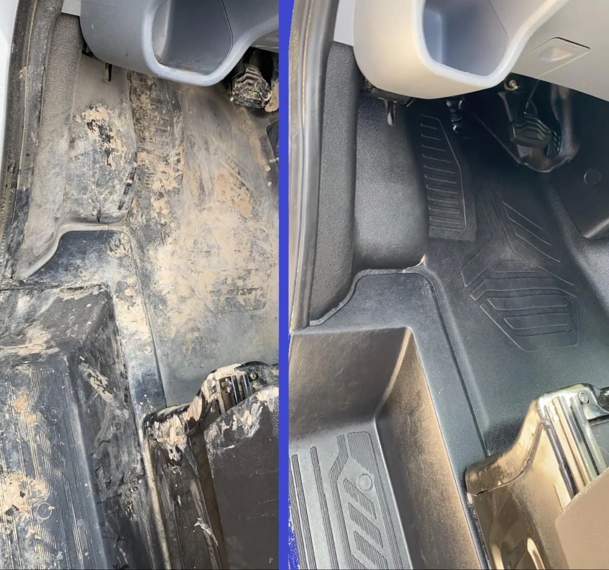 car interior detail near me - before and after