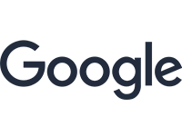 Logo de Google en color negro sobre fondo blanco.