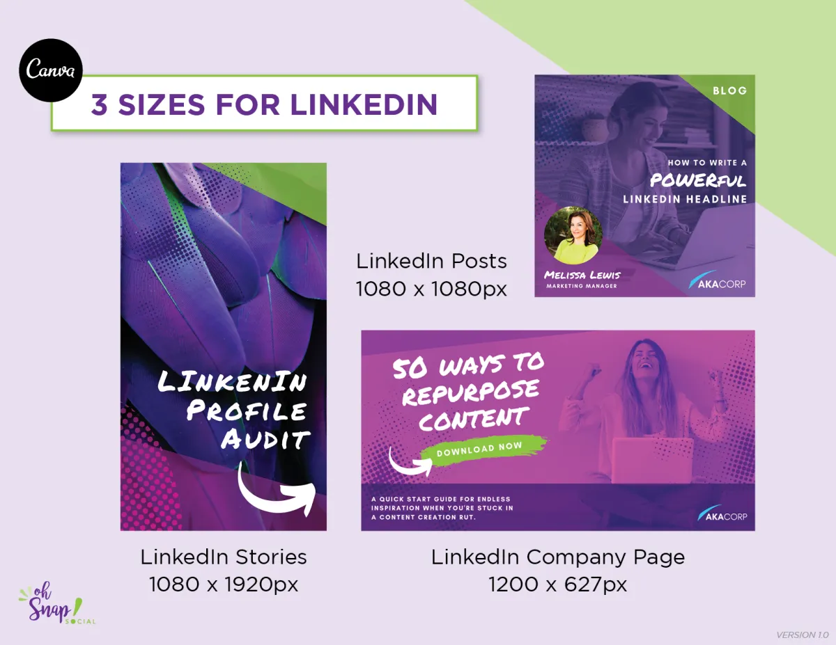 Easy-to-Use LinkedIn Templates
